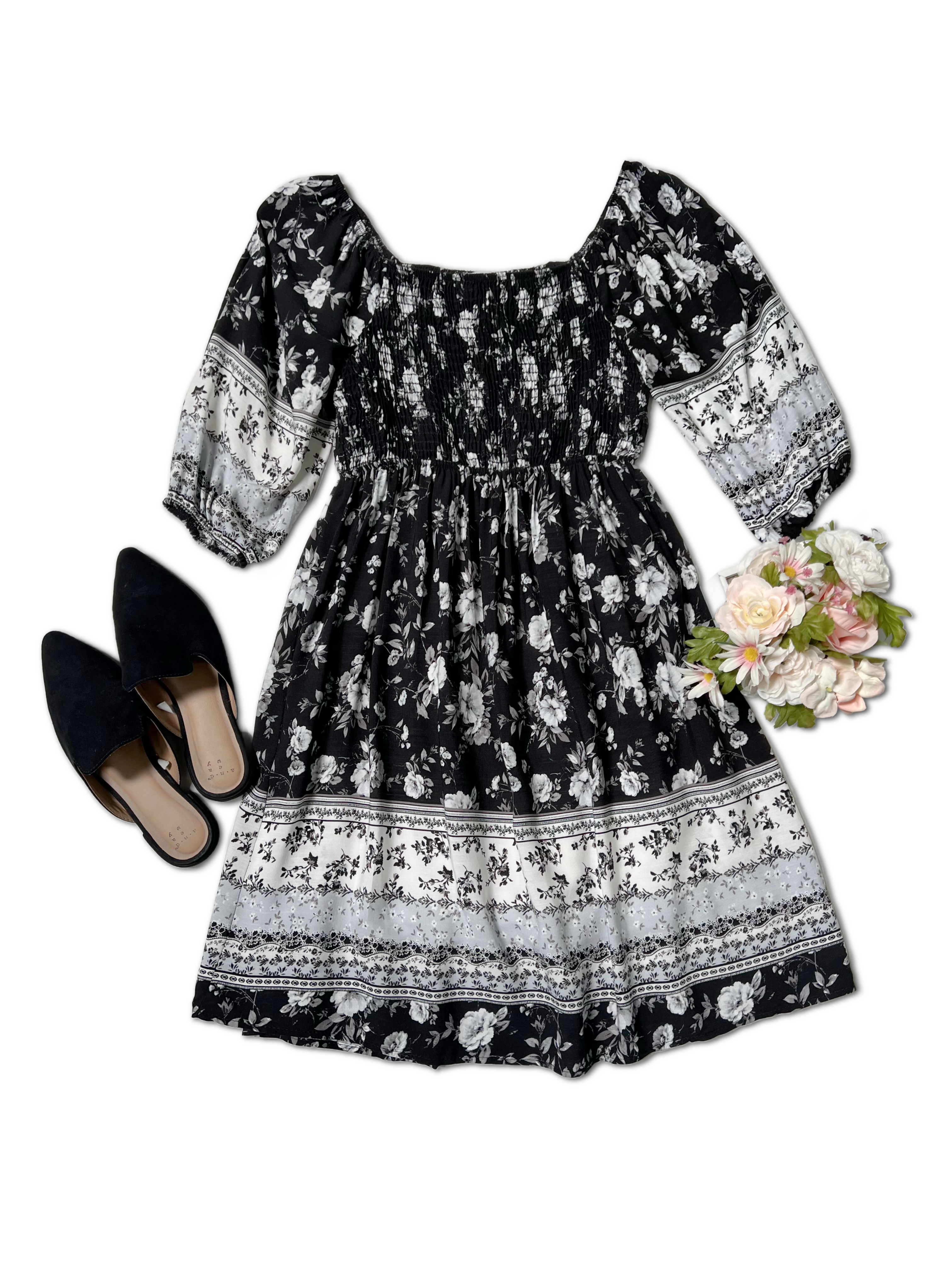 Floral Cascade - Dress