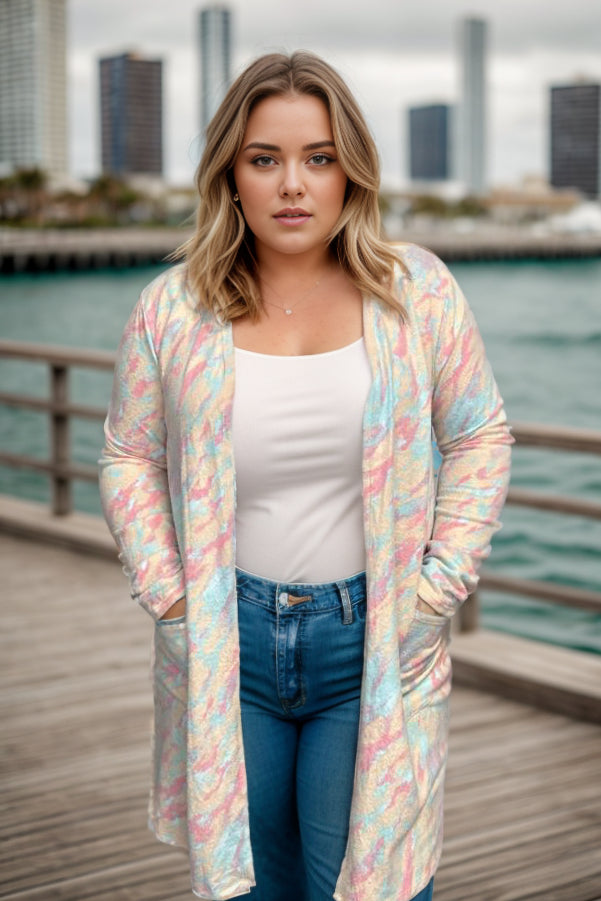 Marbled Bliss - Cardigan