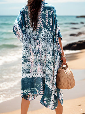 Printed Open Front Cover-Up