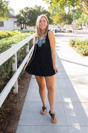 All That Jazz Tank Tunic in Black
